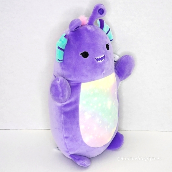 ROBOYO 👽 Purple Water Alien w Rainbow Belly HugMee Original Squishmallow ☆ NWT - Picture 6 of 8